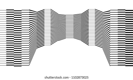 black and white stripe line pattern abstract graphic