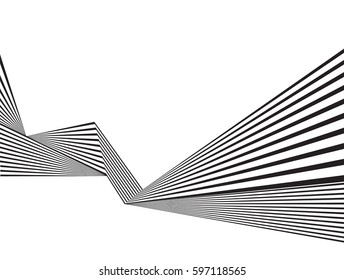 black and white stripe line pattern abstract graphic