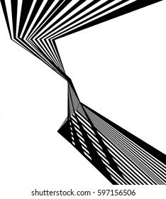 black and white stripe line pattern abstract graphic