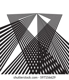 black and white stripe line pattern abstract graphic