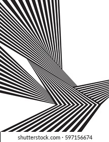 black and white stripe line pattern abstract graphic