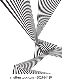 black and white stripe line pattern abstract graphic