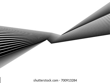 black and white stripe line pattern abstract graphic