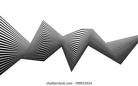 black and white stripe line pattern abstract graphic