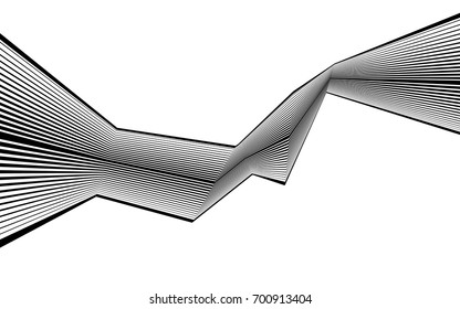 black and white stripe line pattern abstract graphic