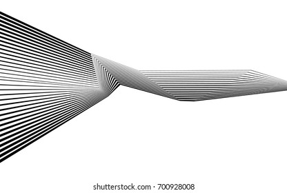 black and white stripe line pattern abstract graphic