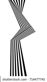 black and white stripe line pattern abstract graphic