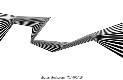 black and white stripe line pattern abstract graphic