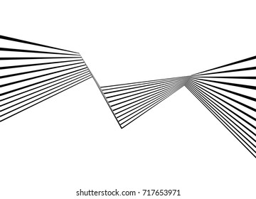 black and white stripe line pattern abstract graphic optical art