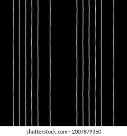 Black white stripe pattern. Simple thin line vertical pixel stripes for dress, skirt, trousers, shirt, blouse, other modern spring summer autumn winter fashion fabric print.