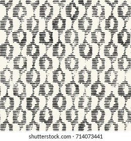 Black And White Striped Dot Pattern