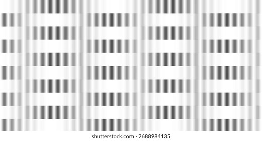 Black and white striped halftone gradient. Fading line gradation background. Repeating strip pattern backdrop. Parallel lines wallpaper for overlay, print, cover. Vector Doppler effect concept