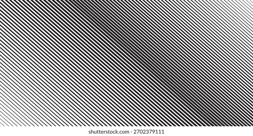 Black and white striped halftone gradient lines texture. illustration eps 10.