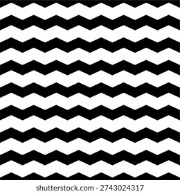 black and white striped seamless pattern. abstract background with wavy lines. Sao Paulo sidewalk pattern. Famous beach pavement in Brazil. Repeated black and white curved texture in Portuguese pavement style. Wall or floor mosaic tile background. epa 10