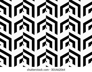 Black and white striped vertical rows.Seamless stylish geometric background. Modern abstract pattern. Flat monochrome design.