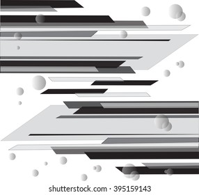 black and white stripes