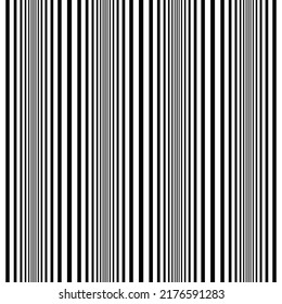 Schwarz-Weiß-Streifen abstrakter Hintergrund. Nahtloses gestreiftes Muster.Vektorgrafik.