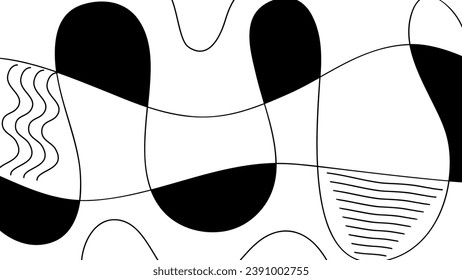 Fondo abstracto de rayas blancas y negras