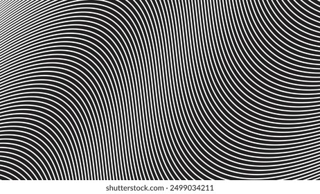 Black and white stripes abstract background vector image