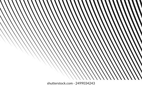 Black and white stripes abstract background vector image