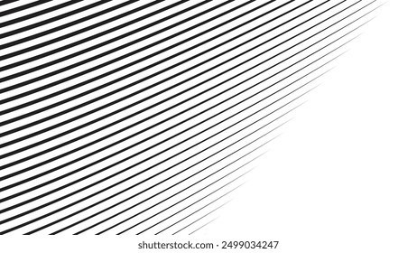 Black and white stripes abstract background vector image