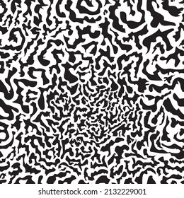 Black and white stripes animal skin seamless pattern