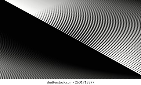Black and white stripes line abstract pattern for backdrop or fabric style