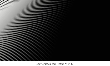 Black and white stripes line abstract pattern for backdrop or fabric style