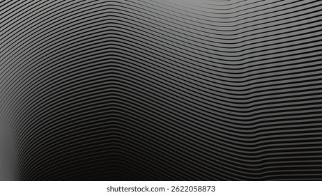Fondo abstracto del patrón de la línea de las rayas blancas y negras para el estilo del telón de fondo o de la tela