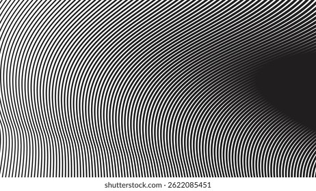 Fondo abstracto del patrón de la línea de las rayas blancas y negras para el estilo del telón de fondo o de la tela