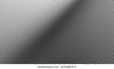 Fondo abstracto del patrón de la línea de las rayas blancas y negras para el estilo del telón de fondo o de la tela
