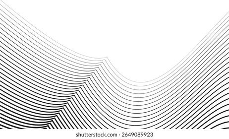Black and white stripes line seamless pattern background for modern fabric wallpaper and graphic