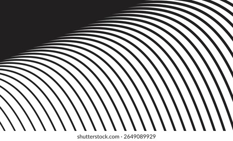 Preto e branco listras linha sem emenda plano de fundo padrão para tecido moderno papel de parede e gráfico