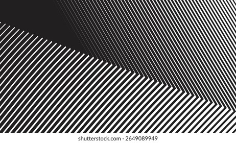 Preto e branco listras linha sem emenda plano de fundo padrão para tecido moderno papel de parede e gráfico