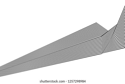 black and white stripes, lines abstract graphic, illusive movement design, optical art, op art