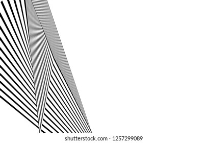 black and white stripes, lines abstract graphic, illusive movement design, optical art, op art