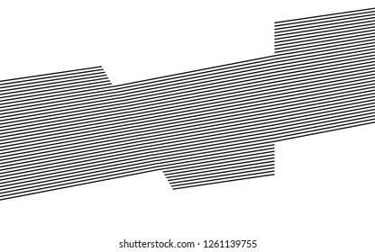 black and white stripes, lines abstract graphic, illusive movement design, optical art, op art, wave