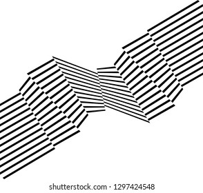 black and white stripes  lines abstract graphic