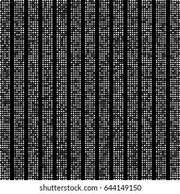 black and white strips of squares. abstract lines. halftone effect. vector illustration