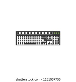 black and white style icon computer keyboard