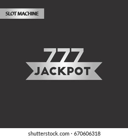 black and white style jackpot Lucky seven