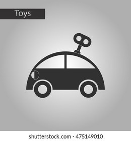 Black And White Style Toy Car With Key