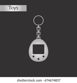 black and white style toy retro electric