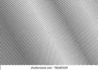 Black white subtle diagonal dotted gradient. Half tone vector background. Micro dotted halftone. Abstract monochrome texture. Black ink dot on transparent backdrop. Pop art dotwork. Retro design 