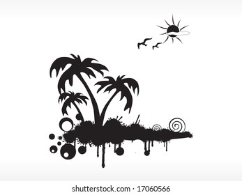 black and white summer background, banner