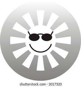 black and white sun