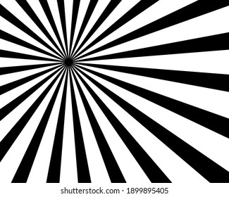 Fondo de la explosión de sol en blanco y negro.