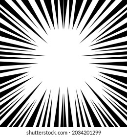 Black and White Sunburst Background