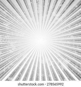 Black and white sunburst background