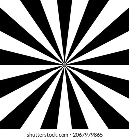 black and white sunburst comic background